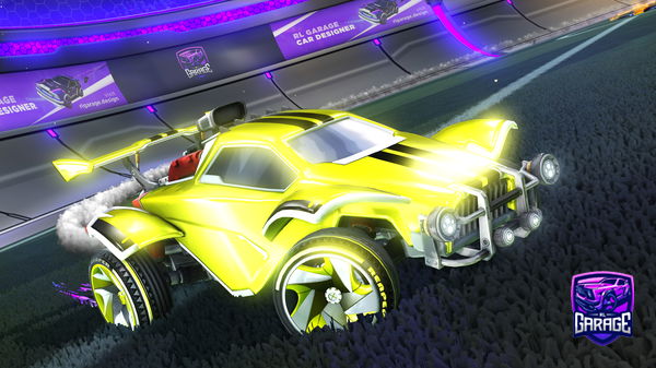 A Rocket League car design from Alpha_12