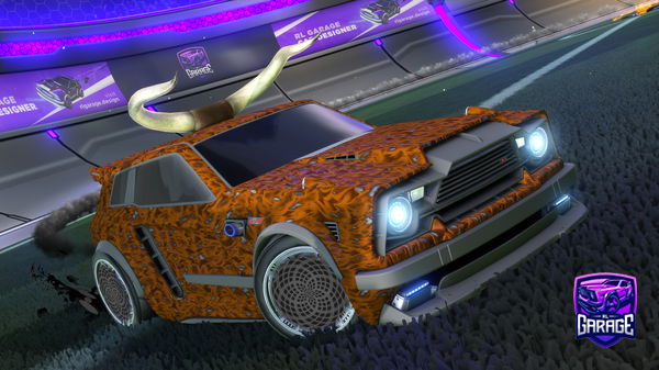 A Rocket League car design from Brown_tw02