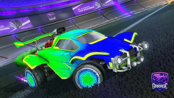 A Rocket League car design from Fazecohen1