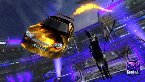 A Rocket League car design from TopazYT