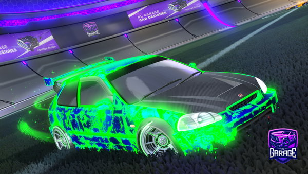 A Rocket League car design from Toozklot