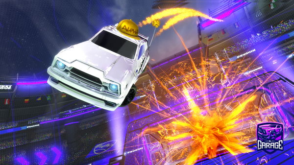 A Rocket League car design from zlruxe