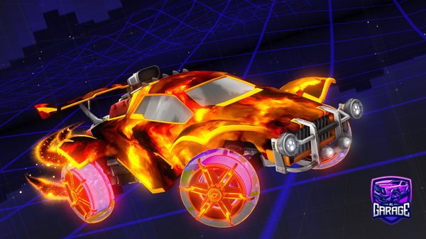 A Rocket League car design from Loddi