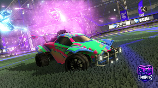 A Rocket League car design from XxAndromedAxX