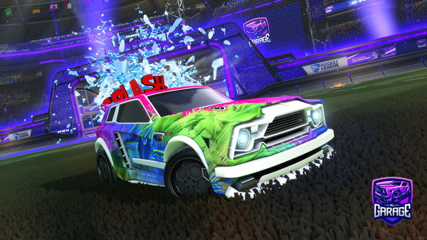 A Rocket League car design from thunderboy2708