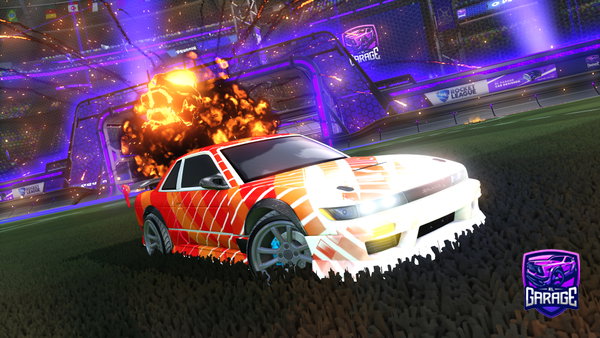 A Rocket League car design from SAMI-_-alhelo