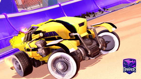 A Rocket League car design from Nicobalta