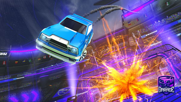 A Rocket League car design from temp-77