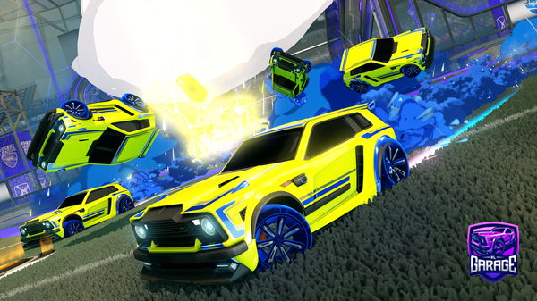 A Rocket League car design from Rilo13