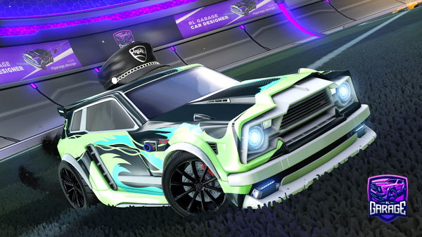 A Rocket League car design from gameslinga
