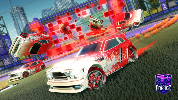 A Rocket League car design from Ghost_On_PS4