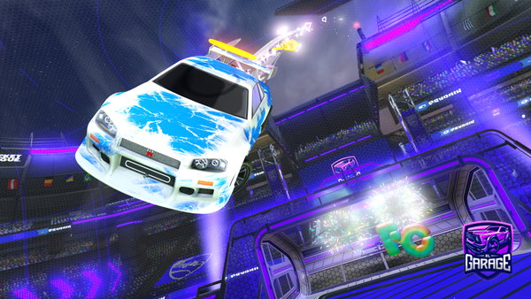 A Rocket League car design from junior23