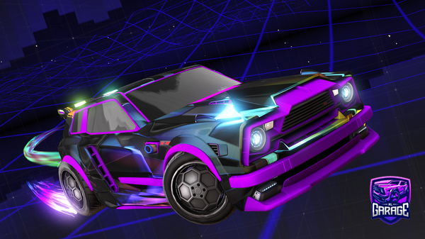 A Rocket League car design from CluelessXy