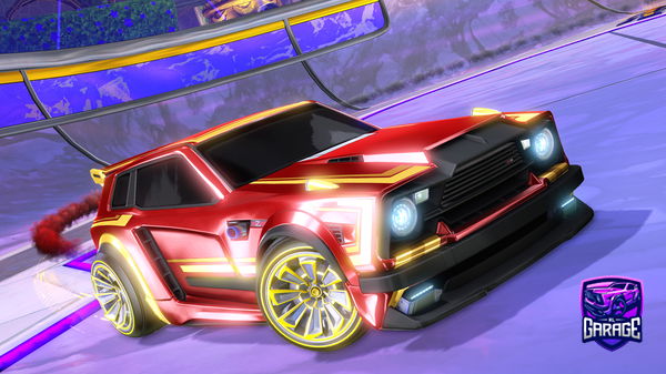 A Rocket League car design from BIG-FIRE-TURTLE