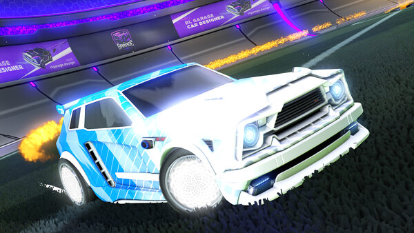 A Rocket League car design from muqrin