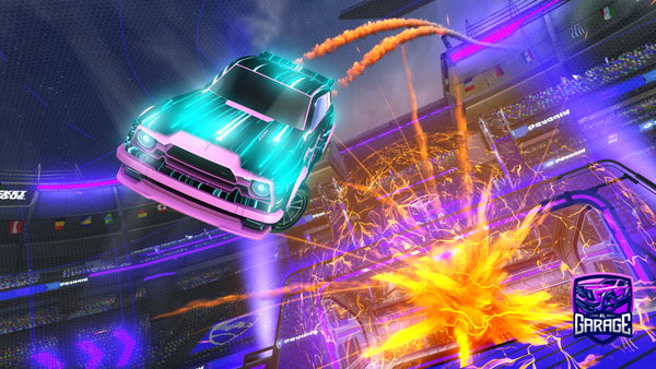 A Rocket League car design from PickleFiddle