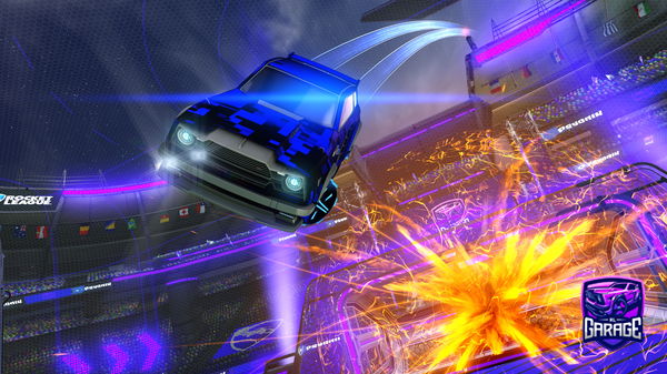 A Rocket League car design from Bcracked1