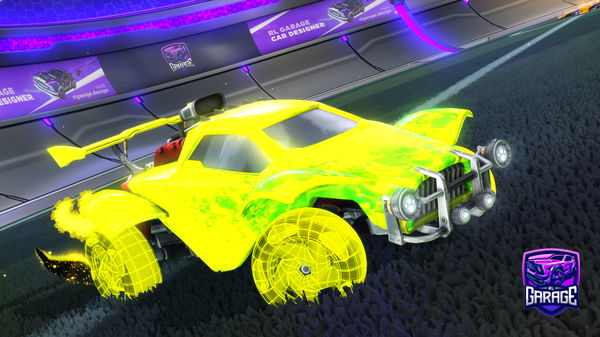 A Rocket League car design from Ztheamazing