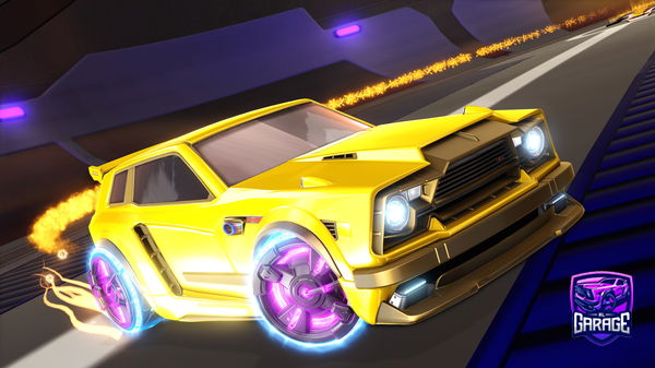 A Rocket League car design from Julius_RKL