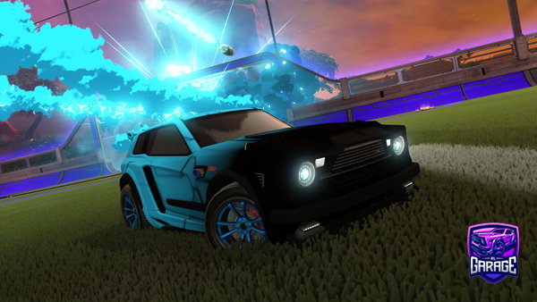 A Rocket League car design from LAXO494