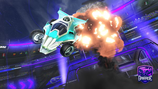 A Rocket League car design from munchy