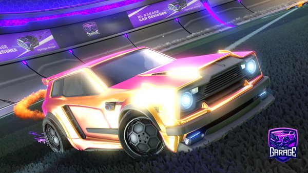 A Rocket League car design from Mystero619