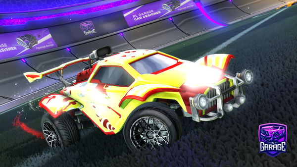 A Rocket League car design from AgentG5295