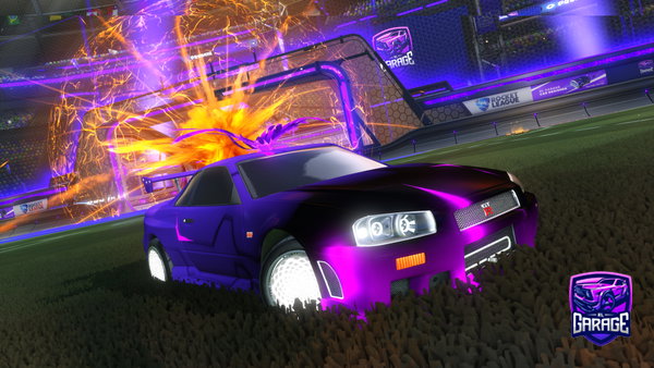 A Rocket League car design from Orisabag