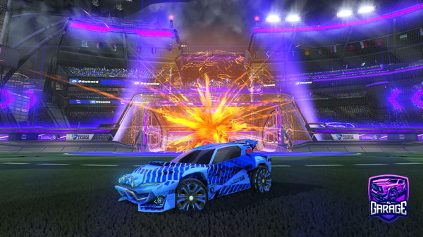 A Rocket League car design from Castrenza