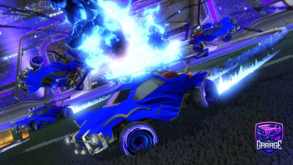 A Rocket League car design from DEAFCON84
