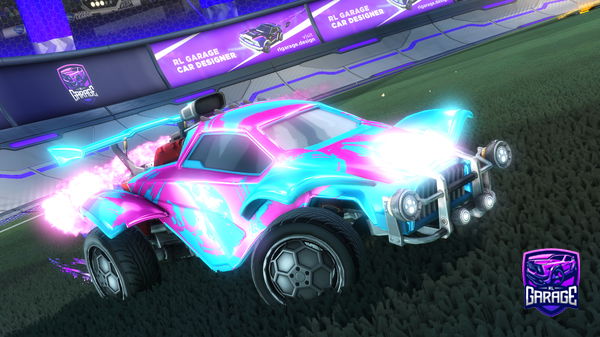 A Rocket League car design from raparber