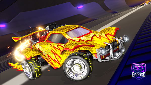 A Rocket League car design from Interstellar_Dragon