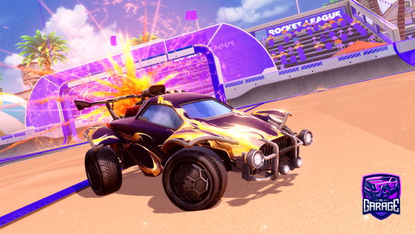 A Rocket League car design from m4zx