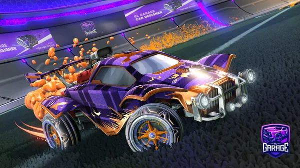 A Rocket League car design from KingCucumber