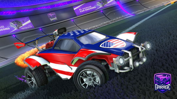 A Rocket League car design from PRPLWINGS