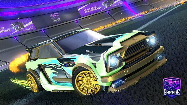 A Rocket League car design from French-Fry_