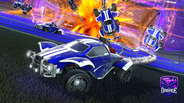 A Rocket League car design from kngg