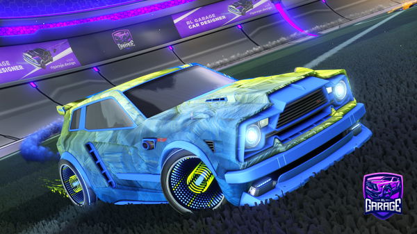 A Rocket League car design from Daanvdd_