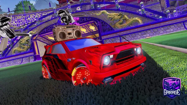 A Rocket League car design from DearSilkkos