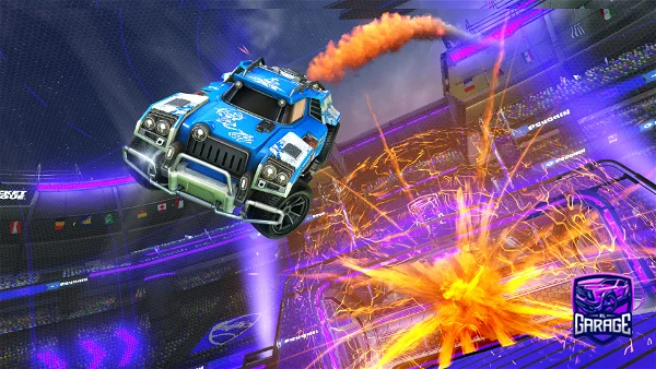 A Rocket League car design from Mylopro123