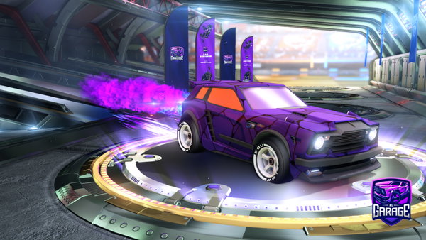 A Rocket League car design from davoetsieisvoetsie