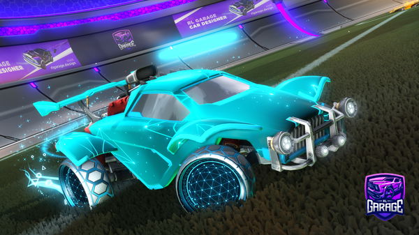 A Rocket League car design from Iceword