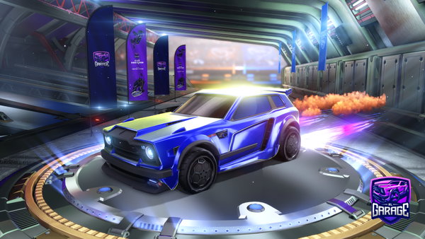 A Rocket League car design from Timeo_RL-_-