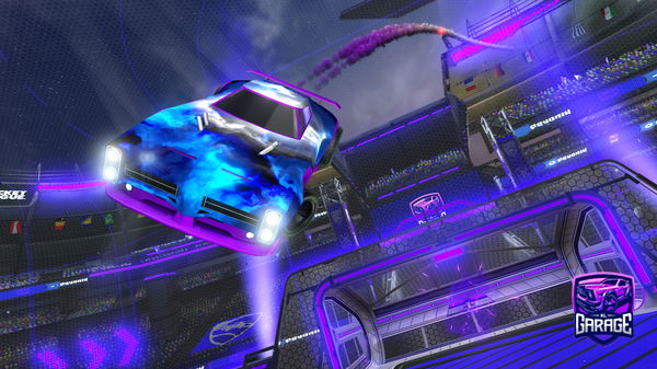 A Rocket League car design from PoggyPaulinylol