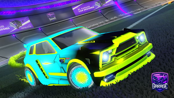 A Rocket League car design from xdBaller27