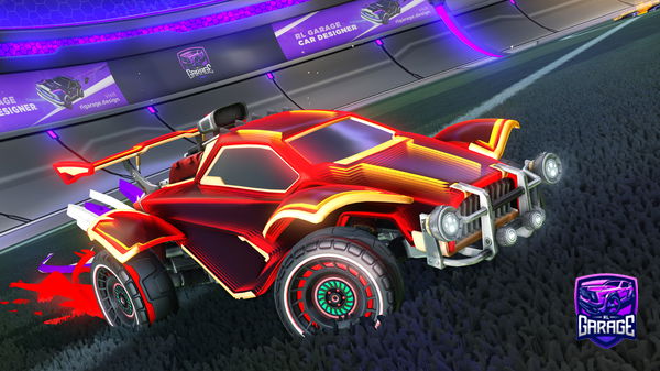 A Rocket League car design from Jalapeno_Boy7
