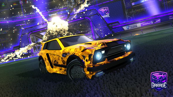 A Rocket League car design from CHICKBOI90