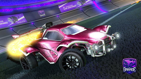 A Rocket League car design from gummiharalds