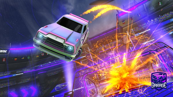 A Rocket League car design from qwesalam
