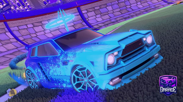 A Rocket League car design from King_God2010